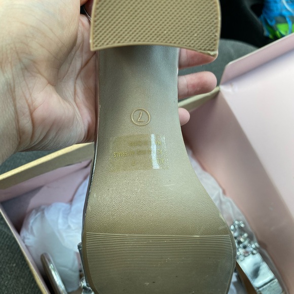 Silver gem heels - Picture 2 of 3